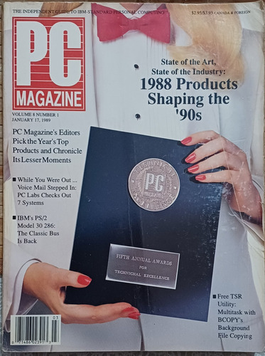 Revista Pc Magazine Usa Vol.8 N°1 1989