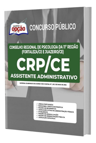 Apostila Concurso Crp Ce - Assistente Administrativo