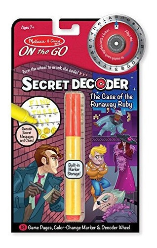 Melissa Doug On The Go Secret Decoder Activity Book El Caso 