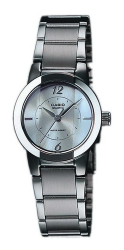 Reloj Casio Ltp-1230 Plateado Acero Inoxidable Cristal Bisel