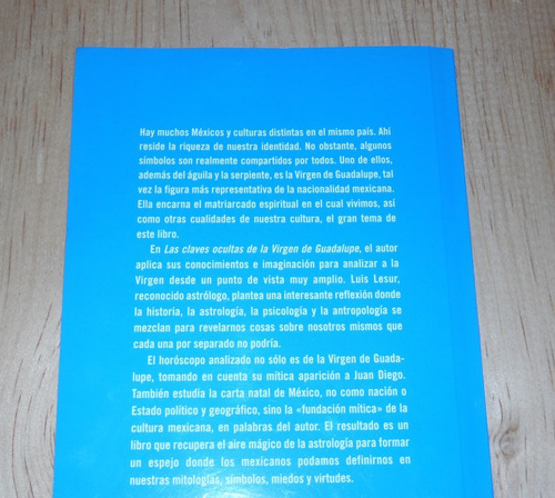 Libro Las Claves Ocultas De La Virgen De Guadalupe Lesur (Usado)