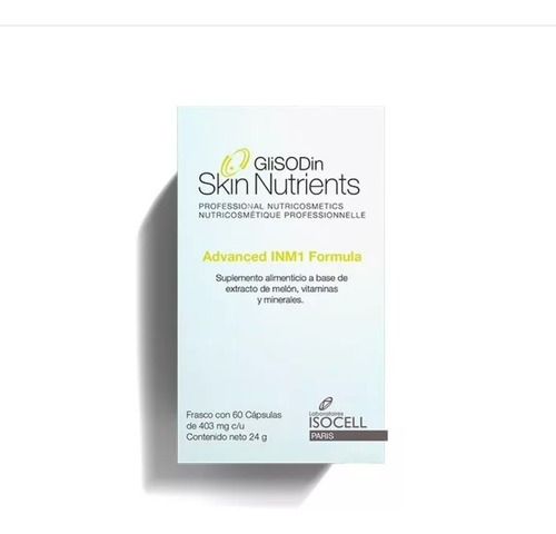 Glisodin Skinnutrients Advanced Inm1 Formula 60caps Tipo de piel Todo tipo de piel