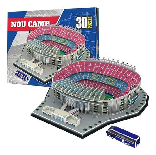 Puzzle 3d Modelo De Estadio Nou Camp 69 Piezas