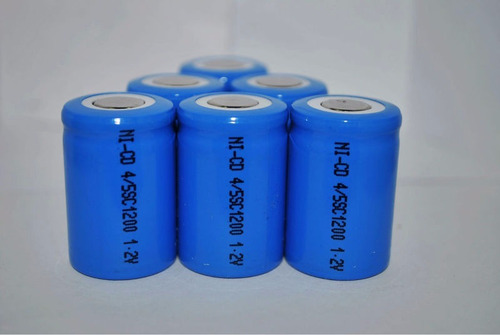 Imagen 2 de 6 de Pila 4/5sc Recargable 1200mah Nicd Uso Industrial 4/5sub C