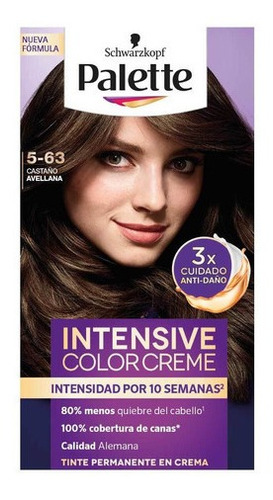 Schwarzkopf Professional Tinte para cabello Palette Color Creme Castaño Avellana 5-63