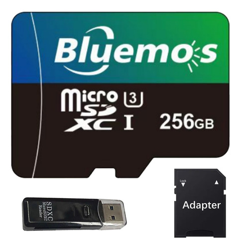 Tarjeta De Memoria 256gb Sd Tf Flash Con Adaptador Usb Inclu