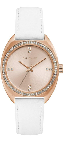 Reloj Mujer Caravell 44l251 Cuarzo Pulso Blanco Just Watches