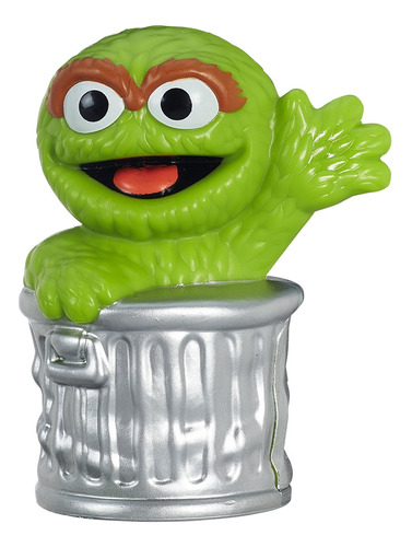 Sesame Street Oscar The Grouch - Figura De 2.5 Pulgadas