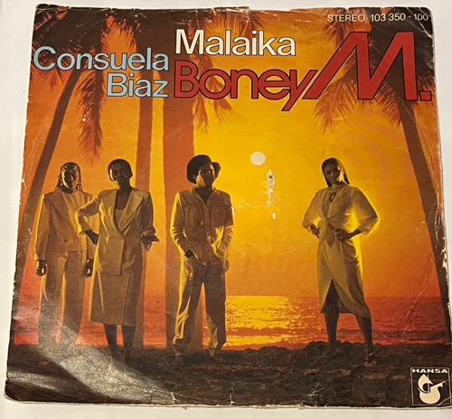 Vinilo Single Boney M / Malaika