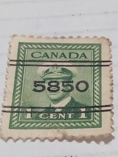 Estampilla De Canadá -3750-        1 Cent                (7)