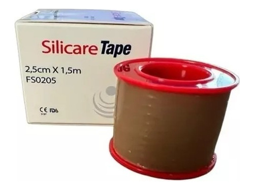 Fita De Silicone Adesiva Queloide Cicatriz Rolo 2,5cm X 1,5m