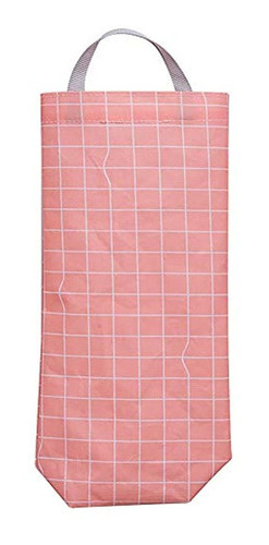 Dispensador De Plástico Para Bolsas,color Rosa. Marca Pyle
