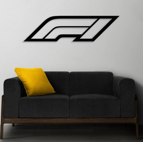 Cuadro De Logo De Formula 1 Corte Láser De Madera 80cm
