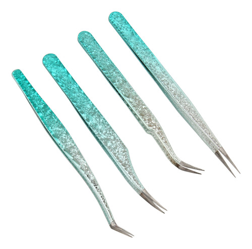 Pinzas Adhesivas Para Uñas, Ligeras, Versátiles, De Punta Fi