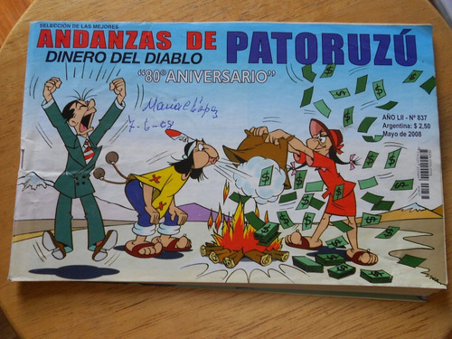 Revista Andanzas De Patoruzu - Dinero Del Diablo