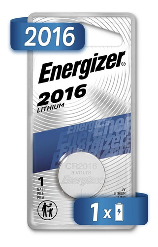 Pila Energizer Boton Cr2016 3v Reloj Control Alarma