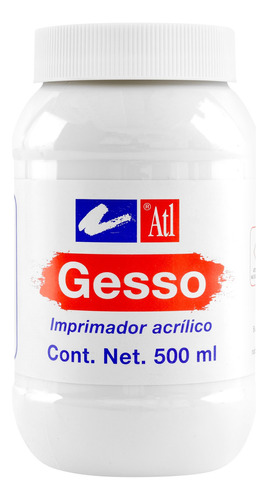 Gesso Imprimador Acrílico Blanco Rodin Óleo Arte 500 Ml