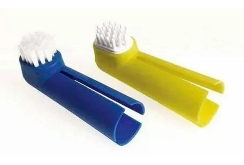 Set Cepillos Dientes Perros Mascotas Dedal X 2u Importado