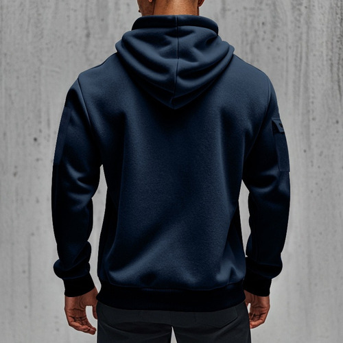 Chaqueta Casual Con Capucha Moda Hombre