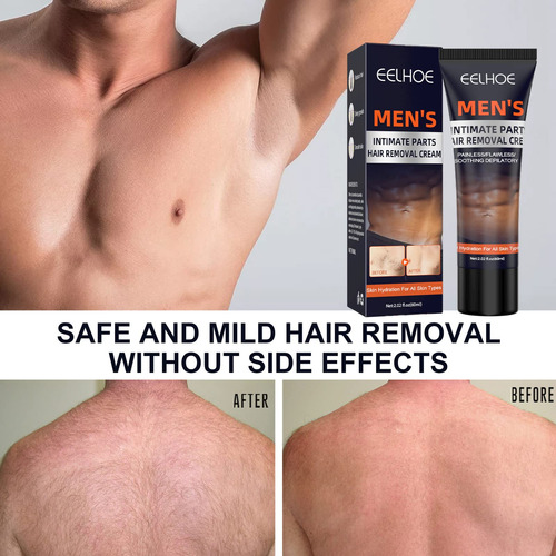 60ml, Crema Depilatoria Para Partes Íntimas De Los Hombres,