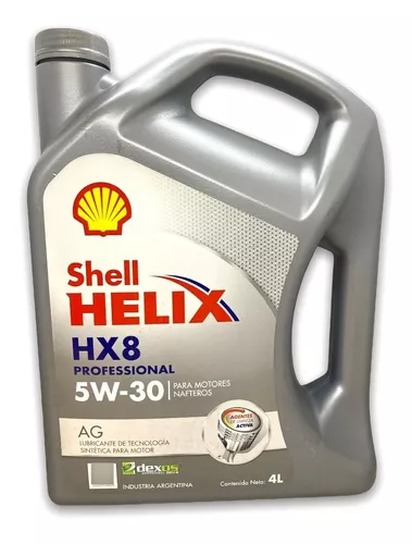 Aceite Shell Helix Hx8 Professional Dexos 1 Gen 2 Chevrolet