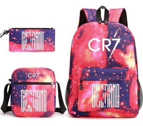 Bolso De Moda Juvenil Mochila Estudiantil 3pcs