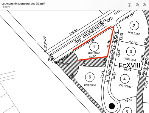 Imagen 3 de 6 de Venta Lote Asuncion - Oportunidad