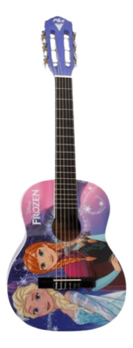 Violão Infantil Phx Frozen Elsa E Anna Vif-1/vif-2 Cor Lilás
