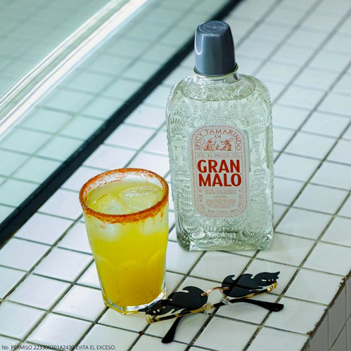 Botella Licor De Tequila Gran Malo Spicy Tamarido 750ml