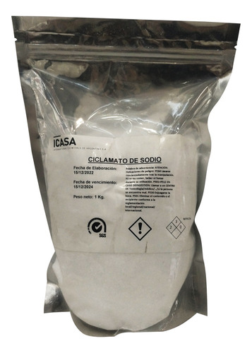 Ciclamato De Sodio Aditivo E952 Senasa 1 Kg Pr