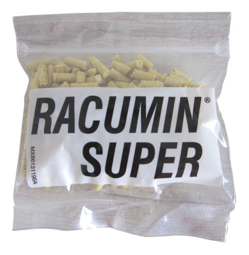 Imagen 3 de 6 de Paquete 3 Piezas Racumin Super 60 Grs Veneno Mata Rata Ratón