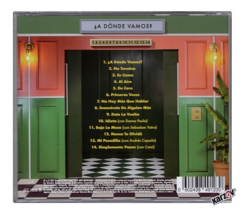 Morat - ¿ A Dónde Vamos ? - Disco Cd (14 Canciones) -
