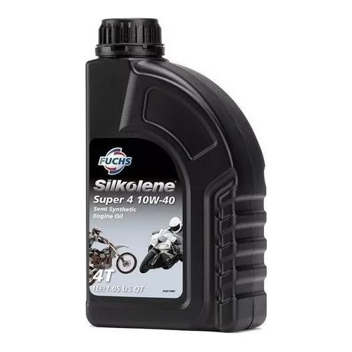 Aceite Moto Silkolene Super 4 10w-40 Semi Importado Ingles 