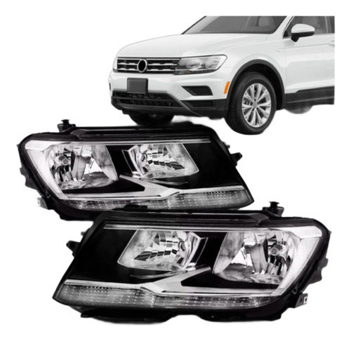 Par Farol Elétrico Tiguan 2017 18 19 20 2021 C/ Motor C/ Le