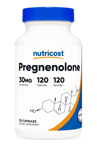 Pregnenolone 30mg Memoria Equilibrio Hormonal 120 Americano