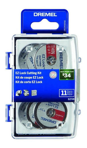 Imagen 1 de 1 de Micro Kit De Corte Ezlock 11 Piezas Mod E728