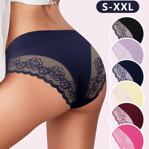 Bragas De Encaje Sexy Sin Costuras Para Mujer