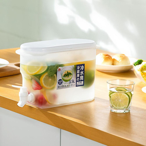 Contenedor De Agua Con Grifo - Jarra Para Nevera Y Bebidas