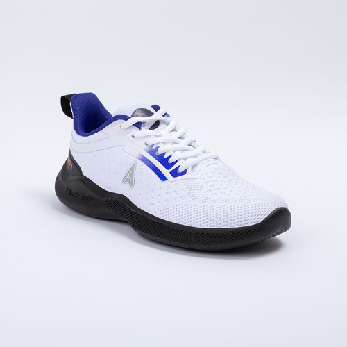 Zapatillas Atletix Running Light 45k Blanco Con Negro Mujer