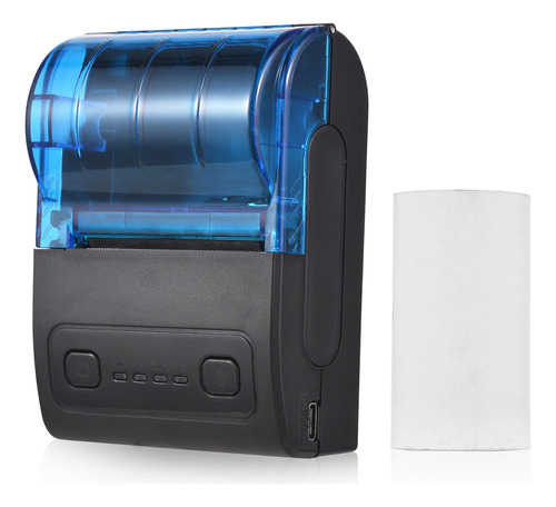 Bisofice Mini Impressora Térmica Portátil Sem Fio Usb