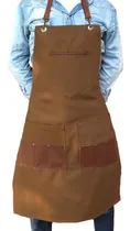 Comprar Mandil Delantal Bartender Parrillero Mesero Tela Café