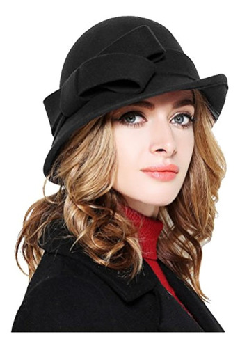 Bellady - Gorro De Invierno De Color Sólido Para Mujer, 100%