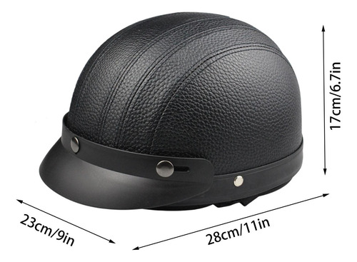 Medios Cascos De Moto Verano Retro Street Scooter Cruiser Ca