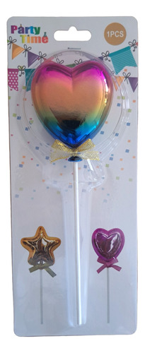 Cake Topper Torta Corazón Estrella Luna Deco - Cienfuegos -