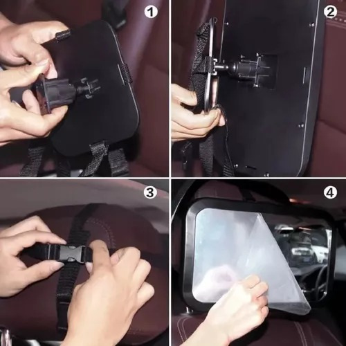 Espejo Retrovisor De Auto Para Seguridad De Niños