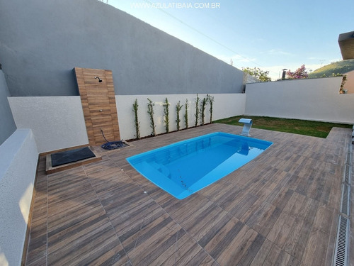 Imagem 14 de 27 de Casa Nova Em Atibaia, Condominio Terras De Atibaia Ii Portaria, Rondas E Area De Lazer.... - Ca01438 - 69807873