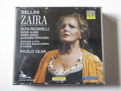 Cd. Bellini Zaira Nuova Era Italia 1991. Impecable.