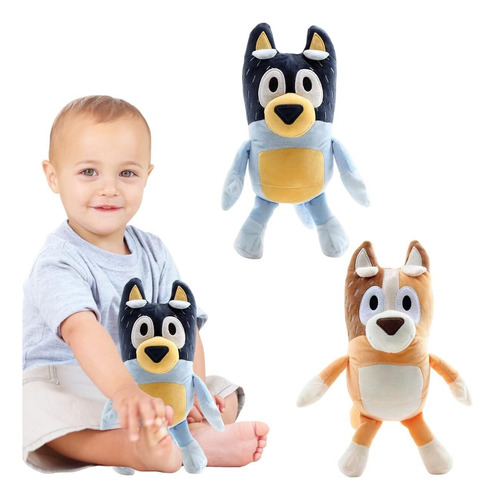 Bluey Dad(bandit) & Mum(chilli) Juguete De Peluche De 28cm