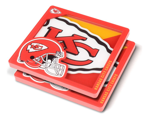 Youthefan Nfl Kansas City Chiefs Serie De Logotipos 3d Posav