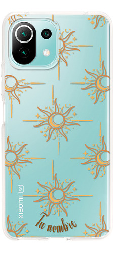 Funda Para Xiaomi Eclipse Sol Luna Astros Con Tu Nombre